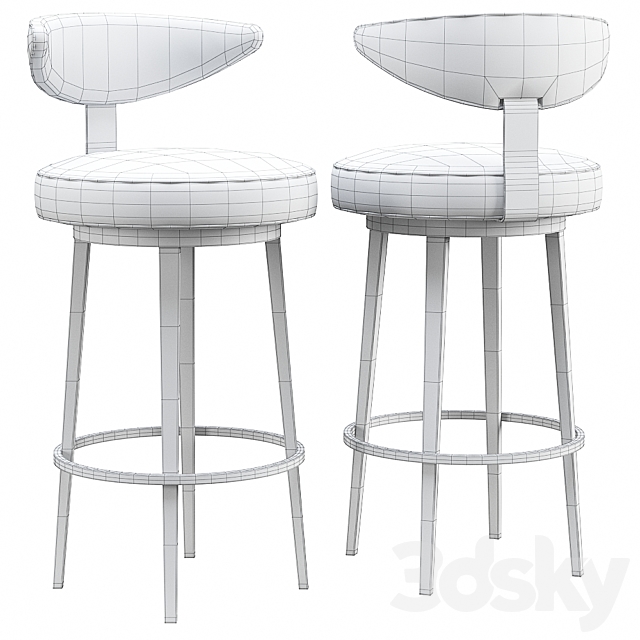 Claris Bar Stool 3DSMax File - thumbnail 3