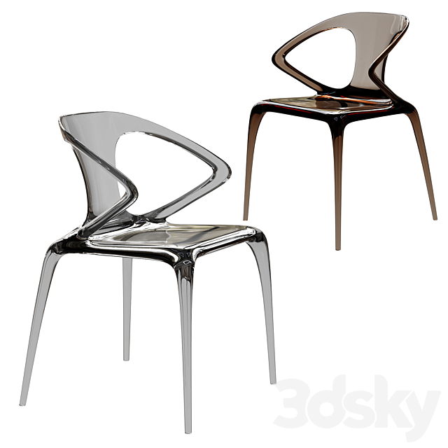 Clarisse Dining Chair 3ds Max - thumbnail 1