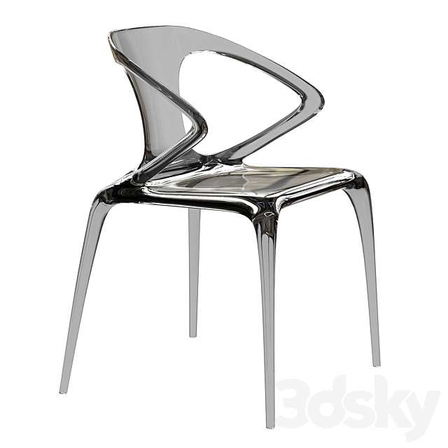 Clarisse Dining Chair 3ds Max - thumbnail 2