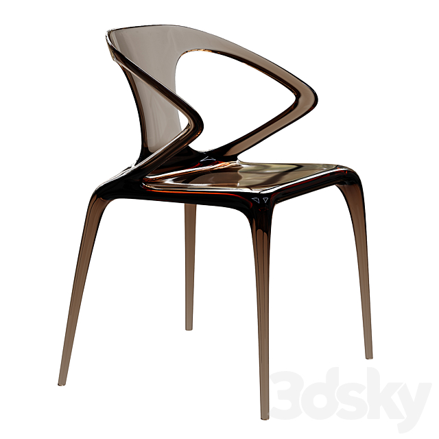 Clarisse Dining Chair 3ds Max - thumbnail 3