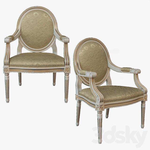 Classic chair 3DSMax File - thumbnail 1