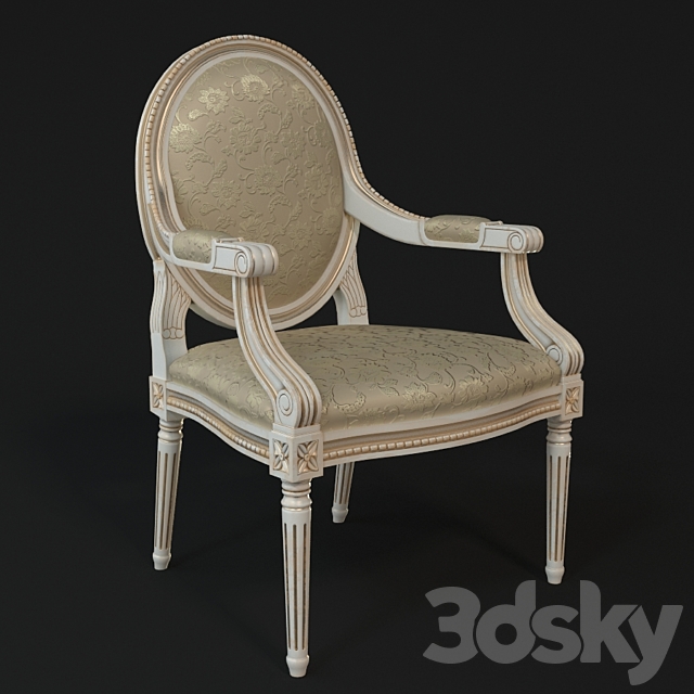 Classic chair 3DSMax File - thumbnail 2