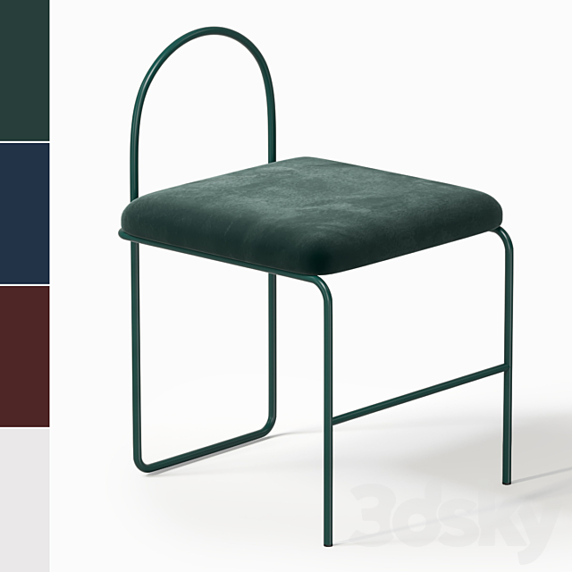 Classic loft chair 3DSMax File - thumbnail 1