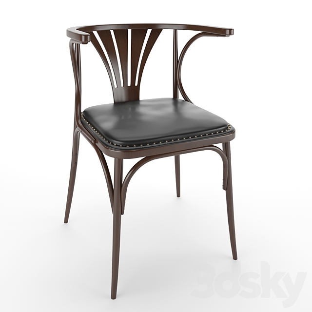 Classic wooden chair 3DSMax File - thumbnail 1