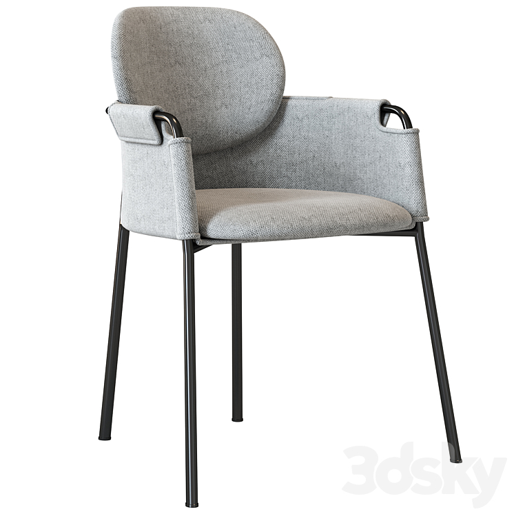 Claudio Chair 3DS Max Model - thumbnail 1