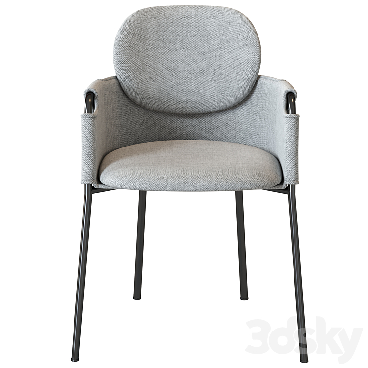 Claudio Chair 3DS Max Model - thumbnail 2