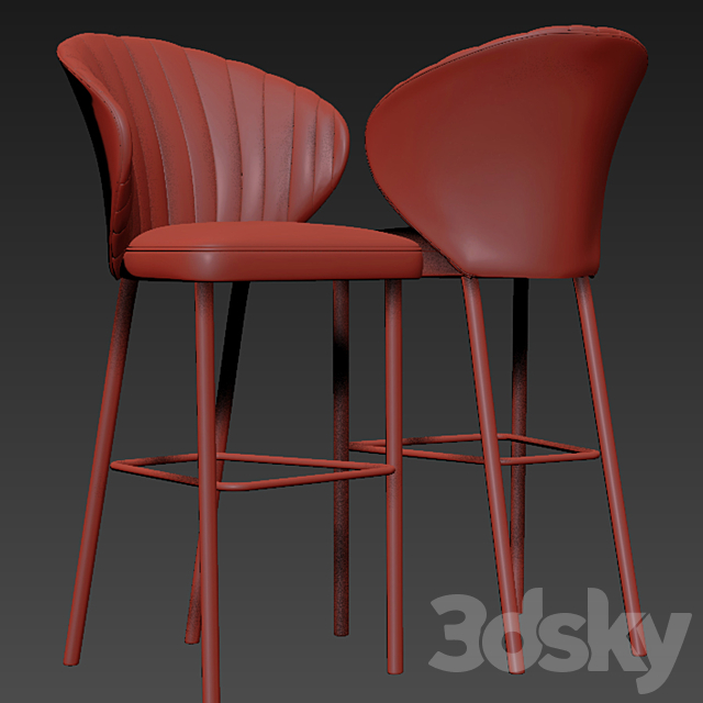 Clearance Heidi Bar Stool 3DSMax File - thumbnail 2