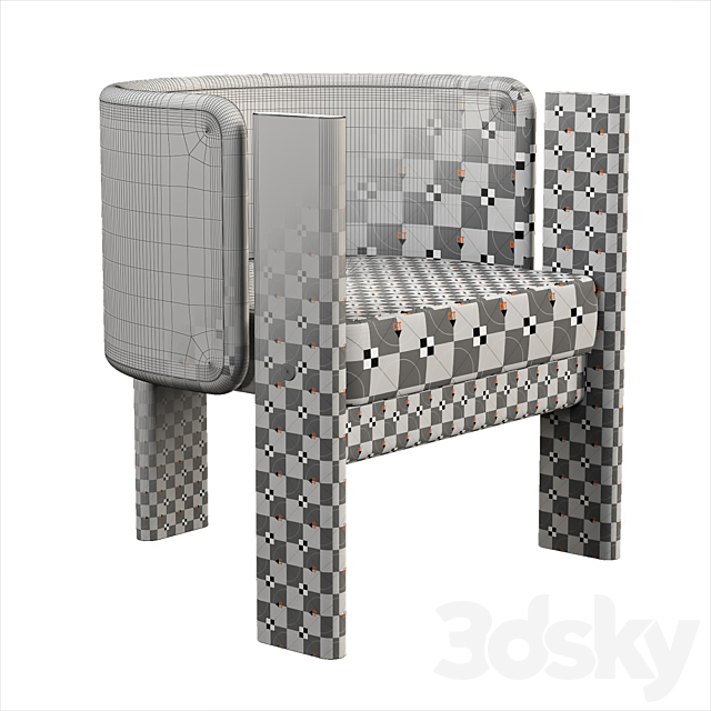 Club.Chair 3DSMax File - thumbnail 4