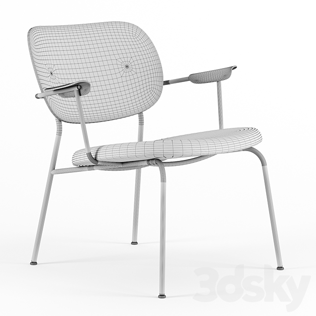 Co lounge chair by Menu 3DS Max Model - thumbnail 3