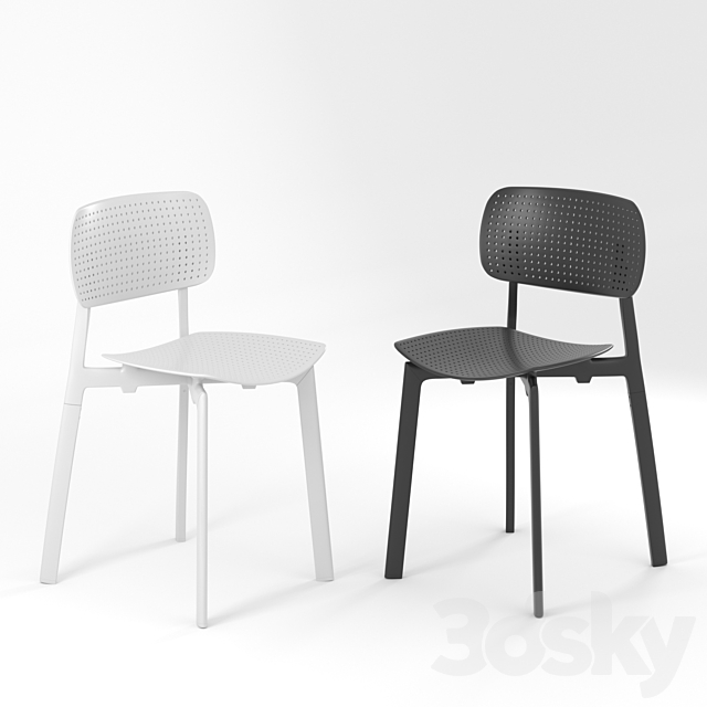 Colander stool 3ds Max - thumbnail 1