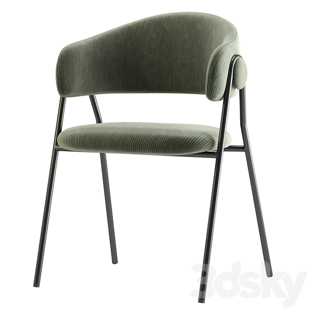 Colins chair from DIVAN.RU 3ds Max - thumbnail 2