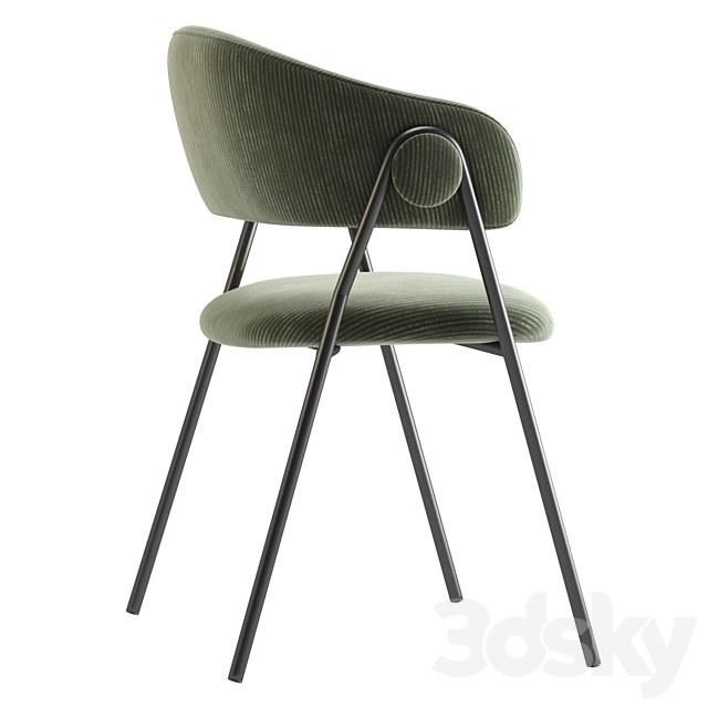 Colins chair from DIVAN.RU 3ds Max - thumbnail 3