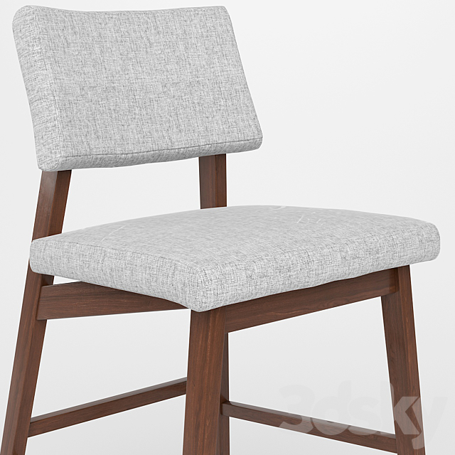 Colton_Mid_Century_Bar_Stool_01 3ds Max - thumbnail 2