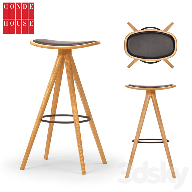 Conde house_BCTD High Stool 3DSMax File - thumbnail 1