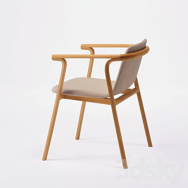 Condehouse_SPLINTER Armchair (Shell Type) 3DSMax File - thumbnail 2