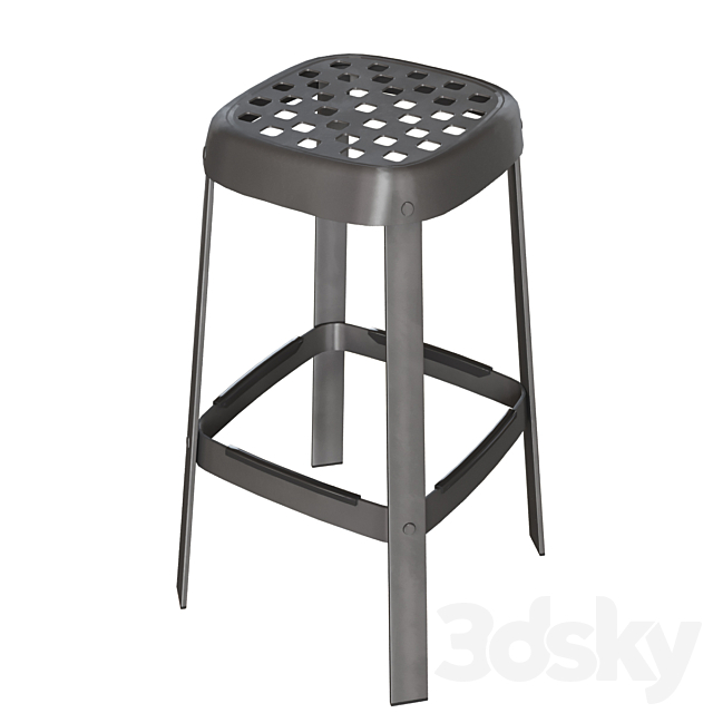 Connubia CB1958 Industrial Stool 3DSMax File - thumbnail 1