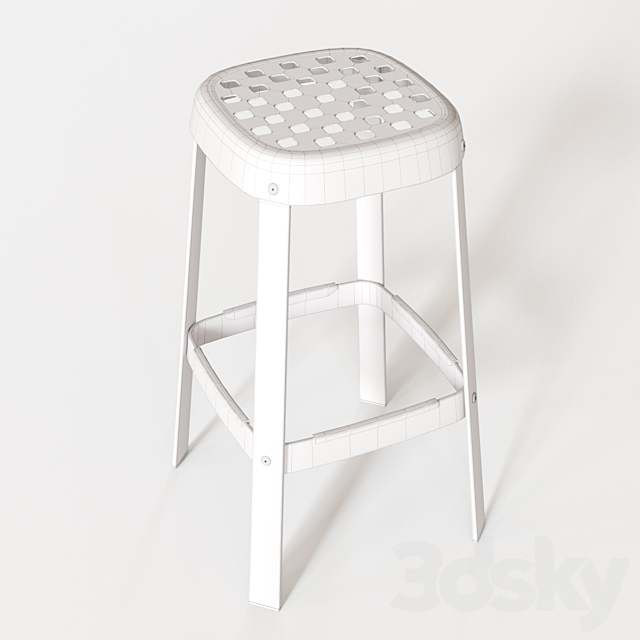 Connubia CB1958 Industrial Stool 3DSMax File - thumbnail 5