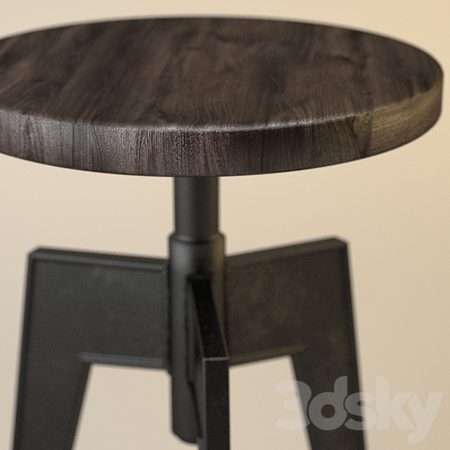 contact stool 3DS Max Model - thumbnail 3