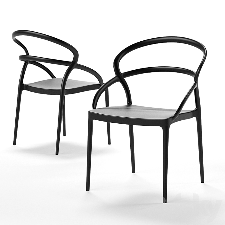 Contemporary Chair 03 3DS Max - thumbnail 1