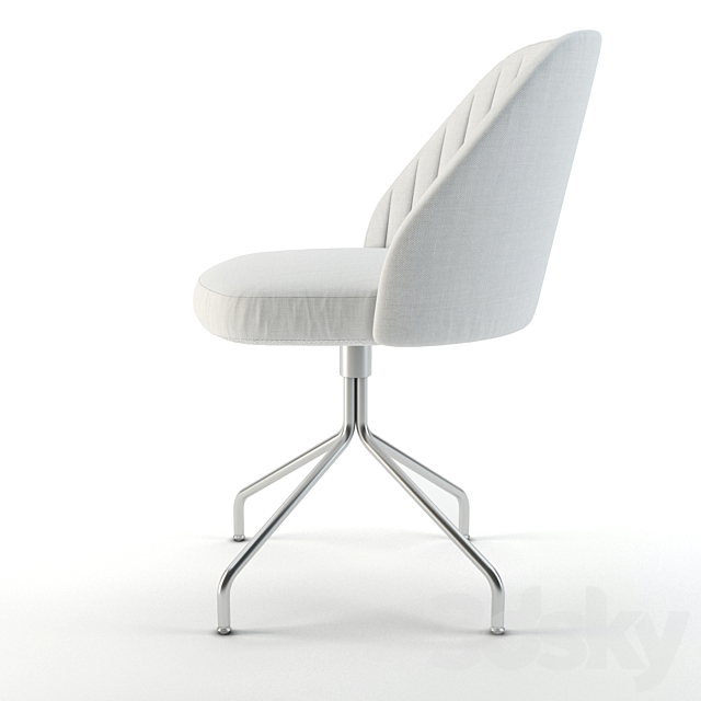 Conti Dining Chair 3DS Max Model - thumbnail 2