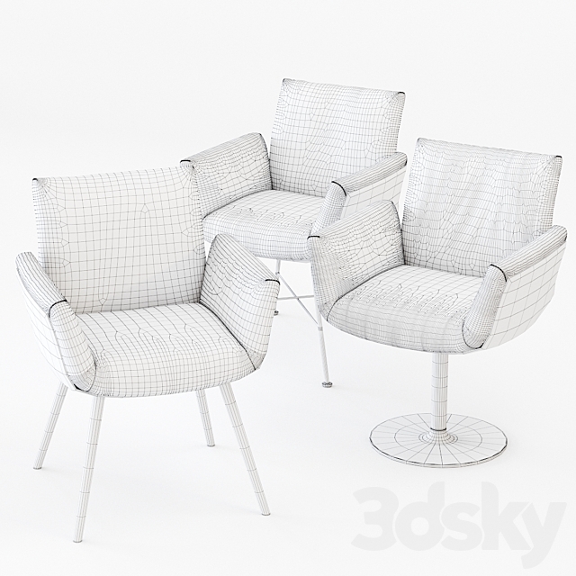 COR Alvo Chair 3DS Max Model - thumbnail 3