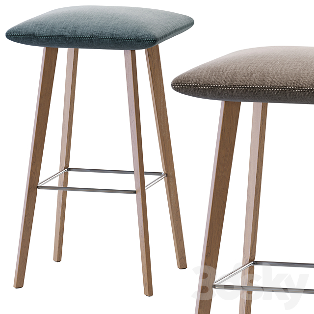 Cor barstool Jalis variant 3 3DSMax File - thumbnail 1