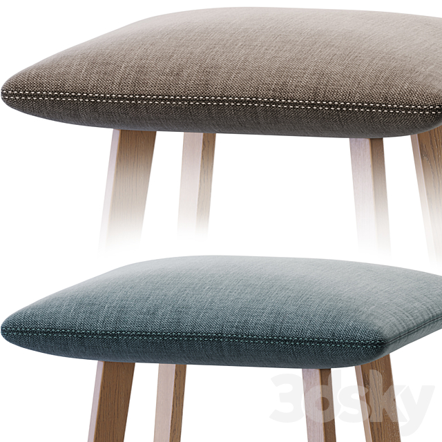 Cor barstool Jalis variant 3 3DSMax File - thumbnail 2