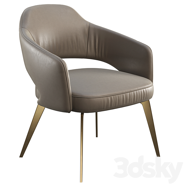 CornerDesign Delice armchair 3DSMax File - thumbnail 1