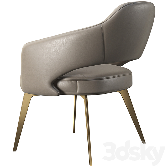 CornerDesign Delice armchair 3DSMax File - thumbnail 2