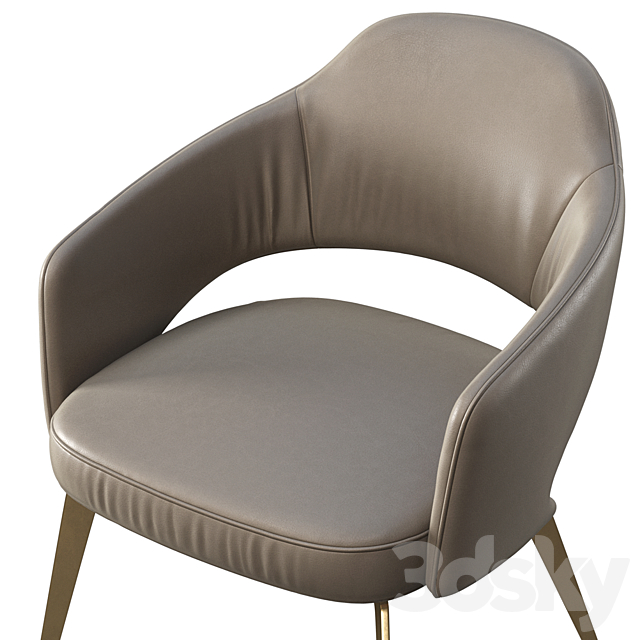 CornerDesign Delice armchair 3DSMax File - thumbnail 4