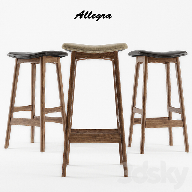 Cosmo – Barstool Allegra 3DSMax File - thumbnail 2