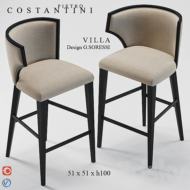 Costantini Pietro Villa 3DSMax File - thumbnail 2