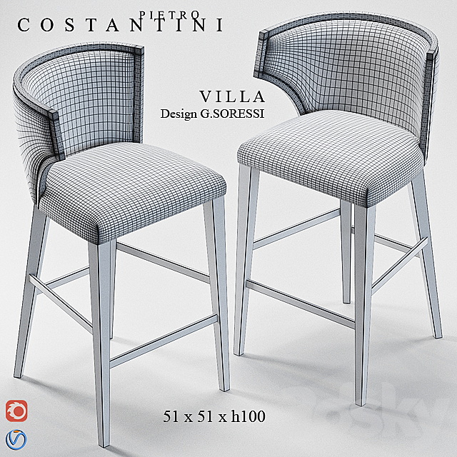 Costantini Pietro Villa 3DSMax File - thumbnail 3