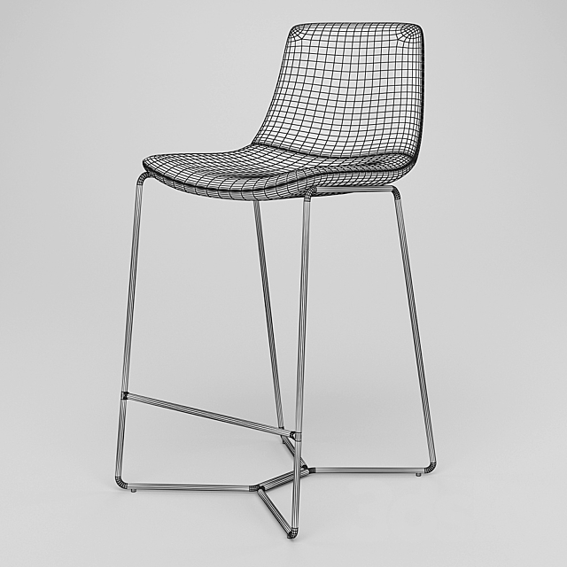 Counter_Stool_03 3ds Max - thumbnail 3