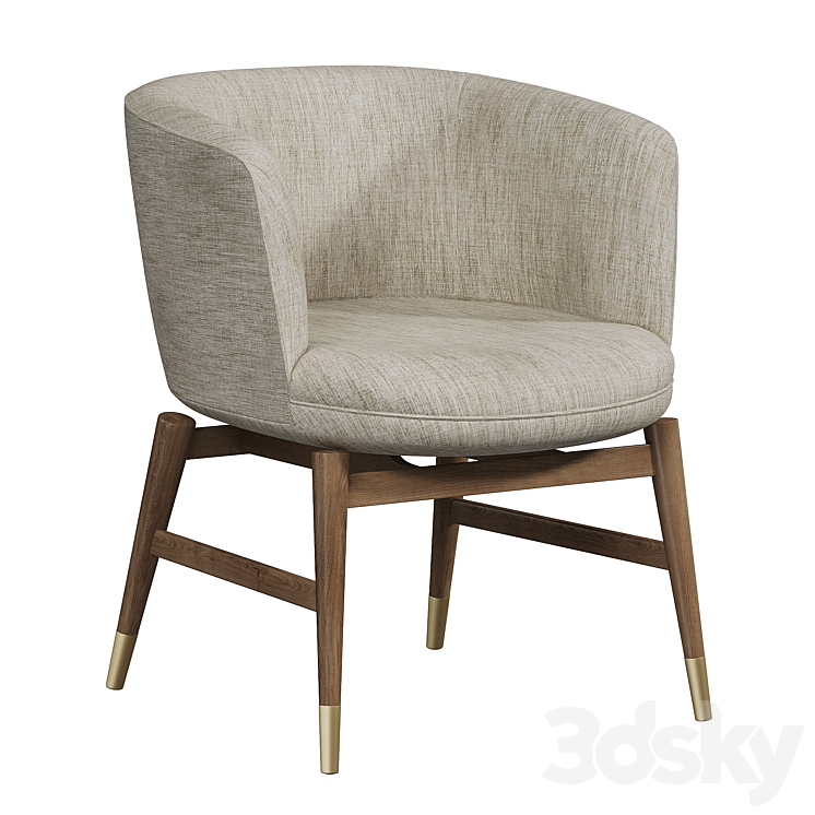 COUPE DINING CHAIR by Bakerfurniture 3DS Max Model - thumbnail 1