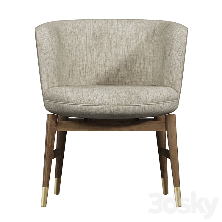 COUPE DINING CHAIR by Bakerfurniture 3DS Max Model - thumbnail 2