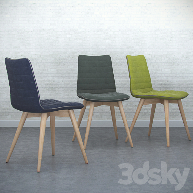 Cover Chair 3DS Max Model - thumbnail 1