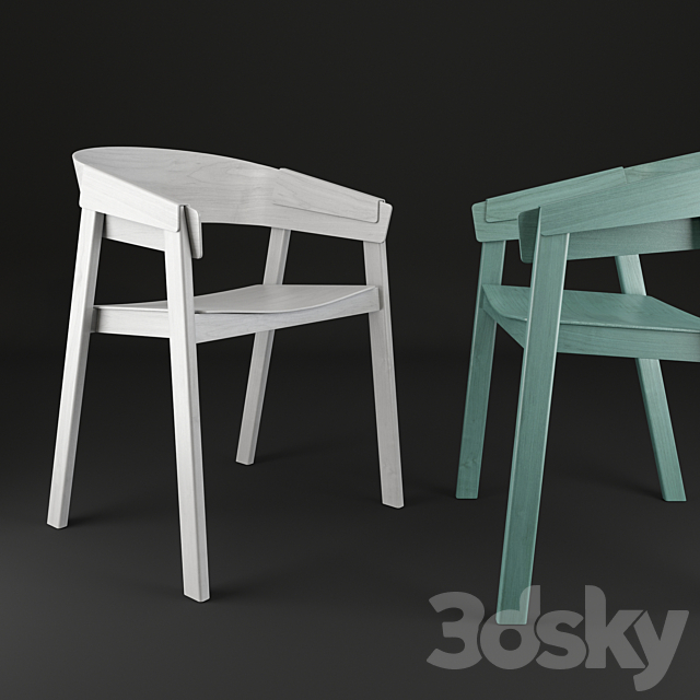 Cover Lounge Chair 3DS Max Model - thumbnail 2