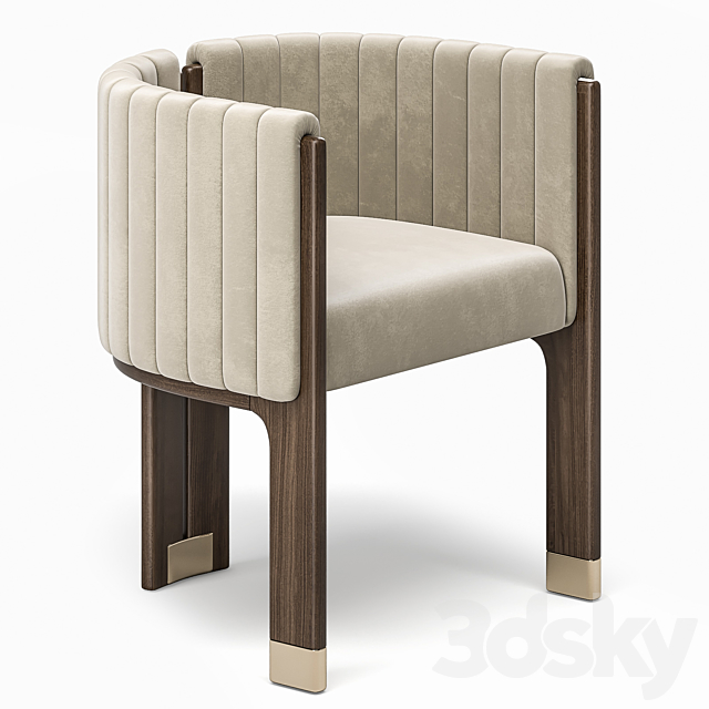 Crawford Dining Chair 3DSMax File - thumbnail 2