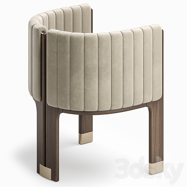 Crawford Dining Chair 3DSMax File - thumbnail 3