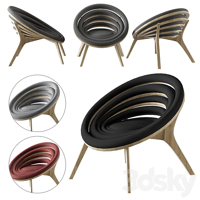 Creative outdoor chair 3DSMax File - thumbnail 1