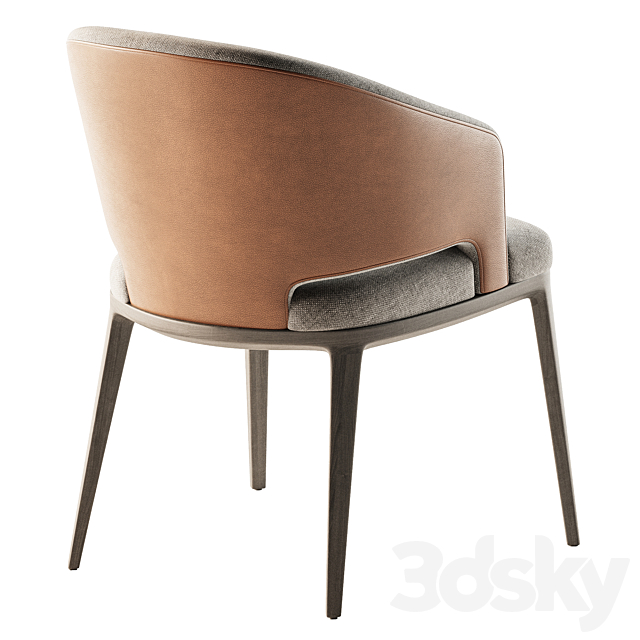 Crop Konyshev chair 3ds Max - thumbnail 2