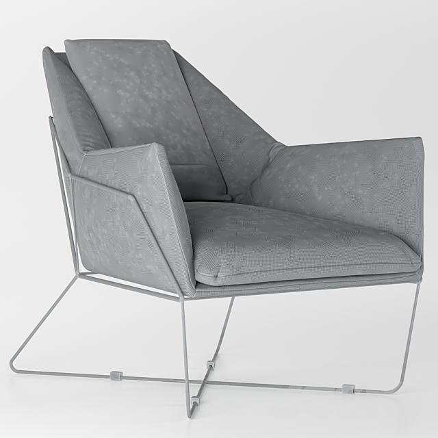 crosshaven accent chair 3ds Max - thumbnail 2