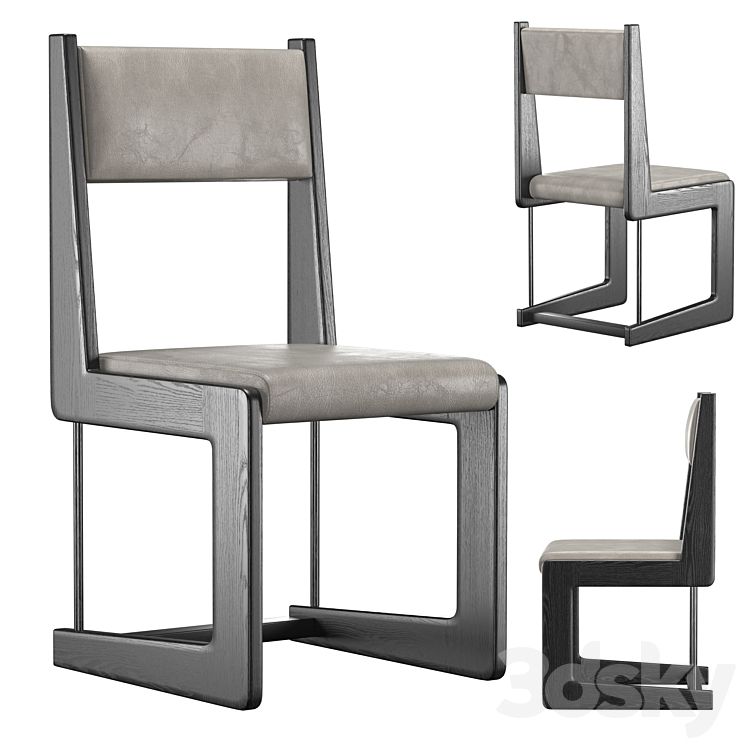 CRUZ DINING CHAIR 3DS Max Model - thumbnail 1