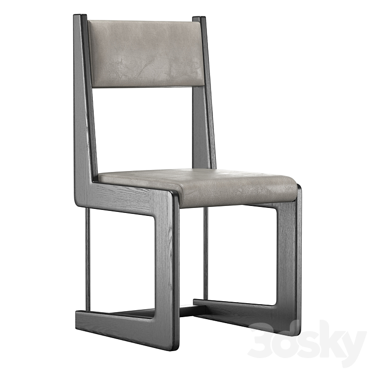 CRUZ DINING CHAIR 3DS Max Model - thumbnail 2