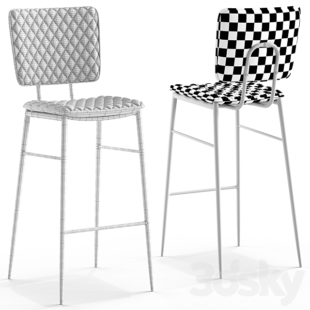 Cult Furniture Elgin Stool 3DSMax File - thumbnail 3