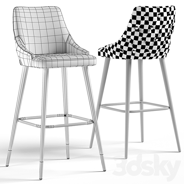 Cult Living Lucia Bar Stool 3DSMax File - thumbnail 3