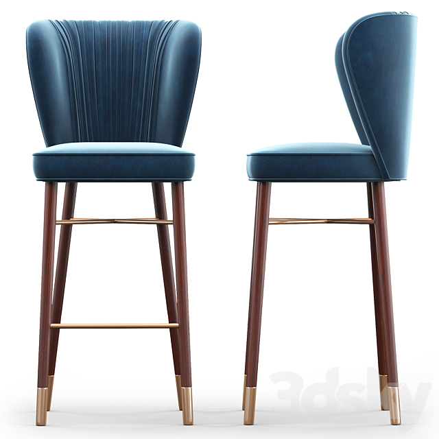 Cult Living Noa Luxury Bar Stool 3DSMax File - thumbnail 2