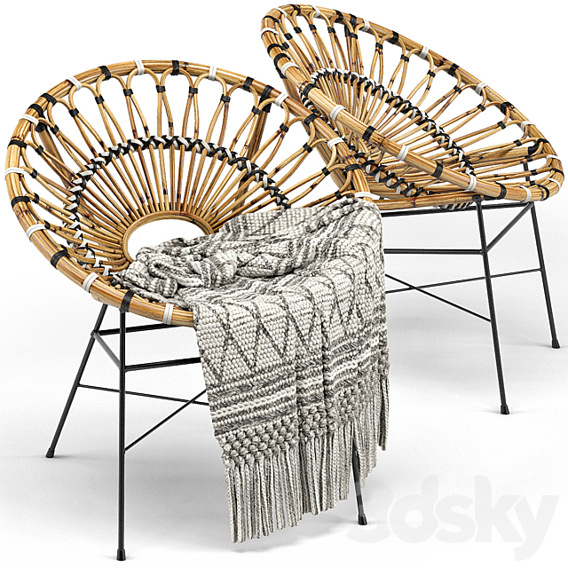 Daisy lounge chair 3DSMax File - thumbnail 1