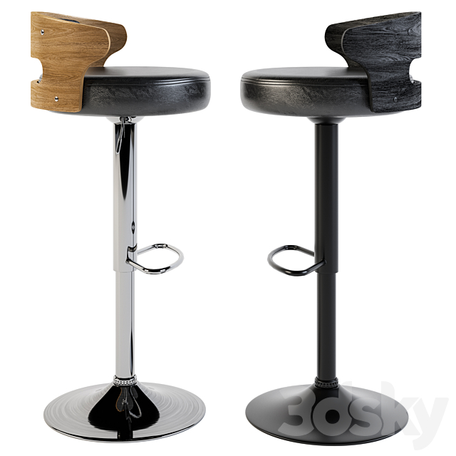 Dallas bar stool 3DSMax File - thumbnail 3